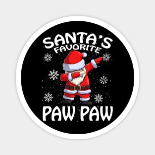 Santas Favorite Paw Paw Christmas Magnet